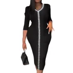 Women's Chic Elegant Fashion Career Plus Size Women Dresses