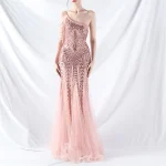 Luxury Women Sequin Long Party Dresses Evening Dinner