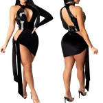 Clothes  Lady Mini Sexy Shiny Dress Design