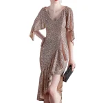 2025 Good Quality Sequin Fabric Elegant Formal Occasional Evening Dresses Women Short Cocktail Dress Party Girl Gown