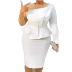 Formal Dresses Plus Size Church and Office Women Work Dresses Office